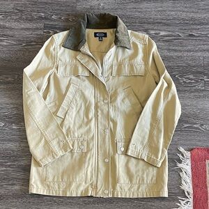 NWOT Scoop Women's Barn Chore Jacket with Corduroy Collar